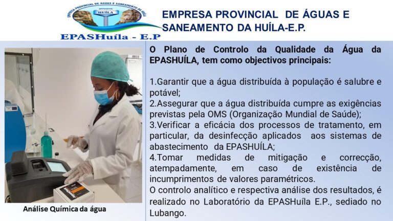 Controlo da Qualidade da Água